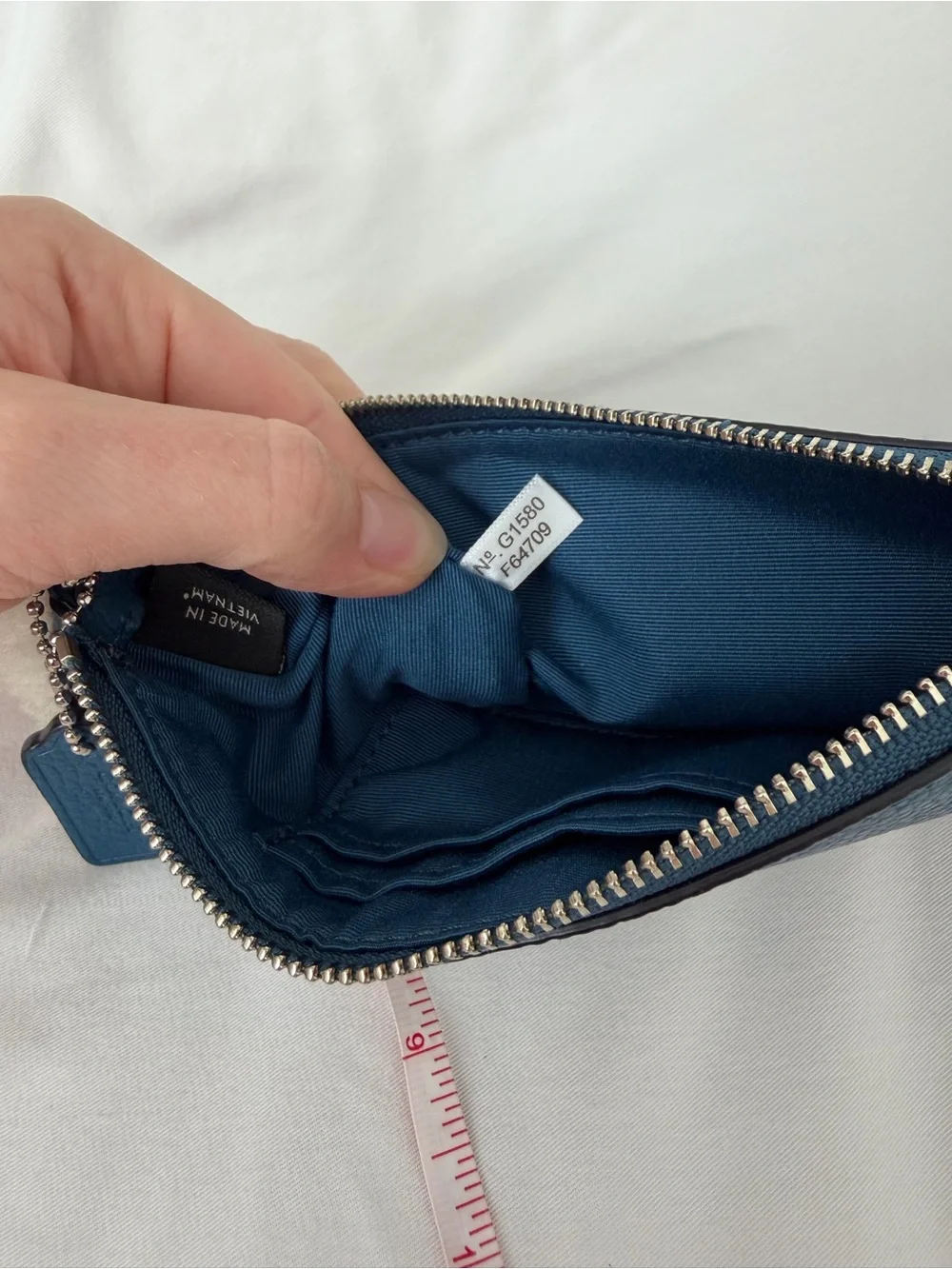 Coach Shearling Wristlet